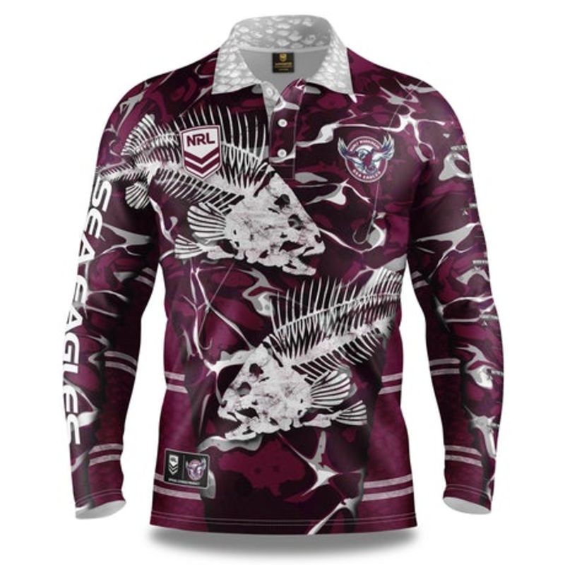 Sea Eagles Skeletor Fishing Shirt