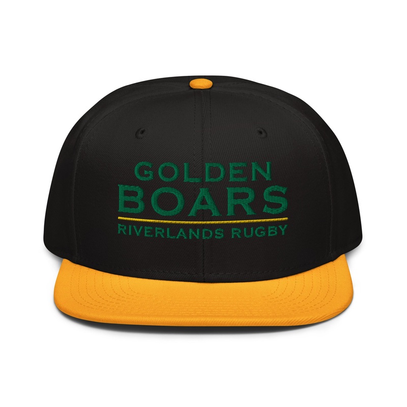 Riverlands RFC Snapback Hat|Black / Gold|Kelly Green|White|Black|Black / White