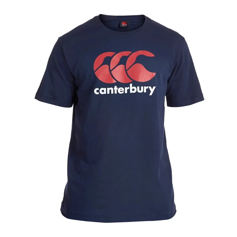 Canterbury Mens Logo T-Shirt|Navy|S|M|L|XL|2XL|3XL|4XL