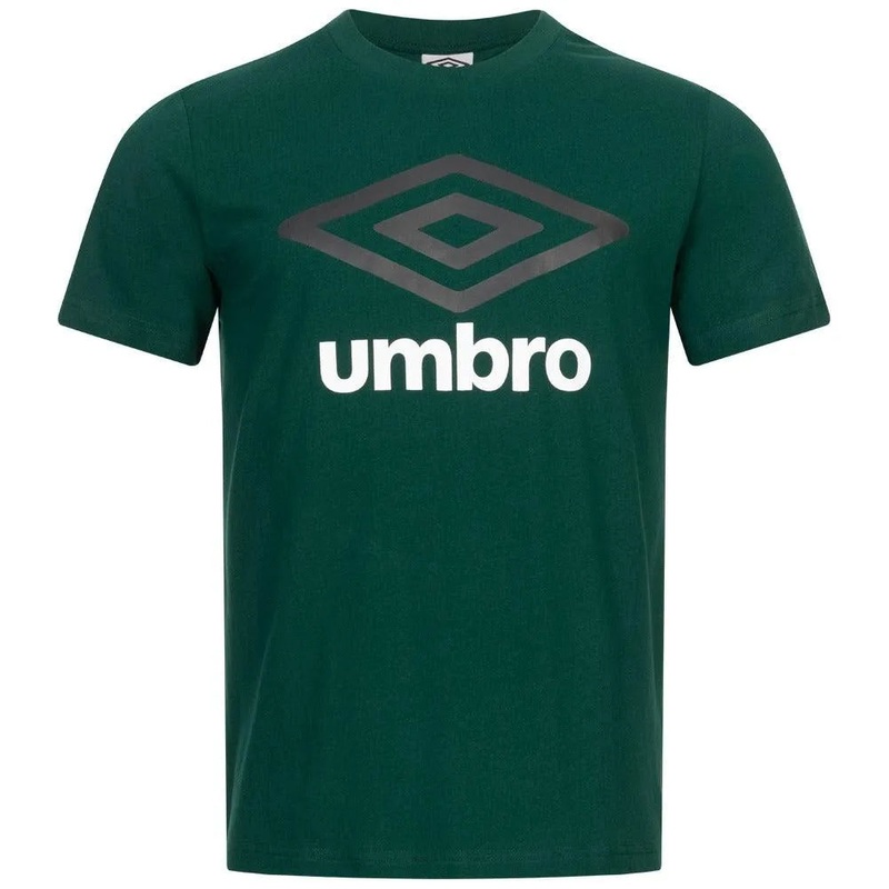 Umbro Mens Large Logo T-Shirt|Green|S|M|L|XL|2XL
