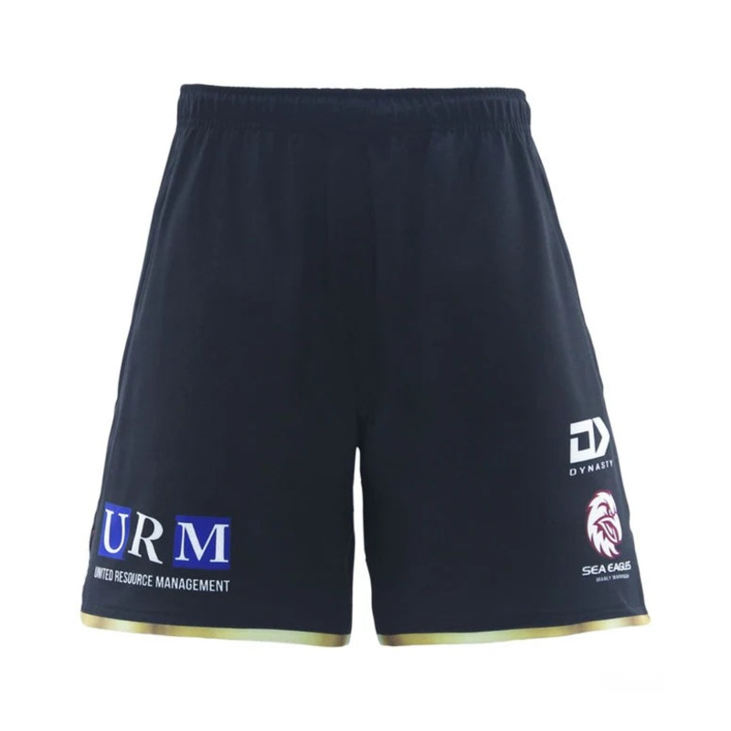 2025 Manly Warringah Sea Eagles Gym Shorts (Black)