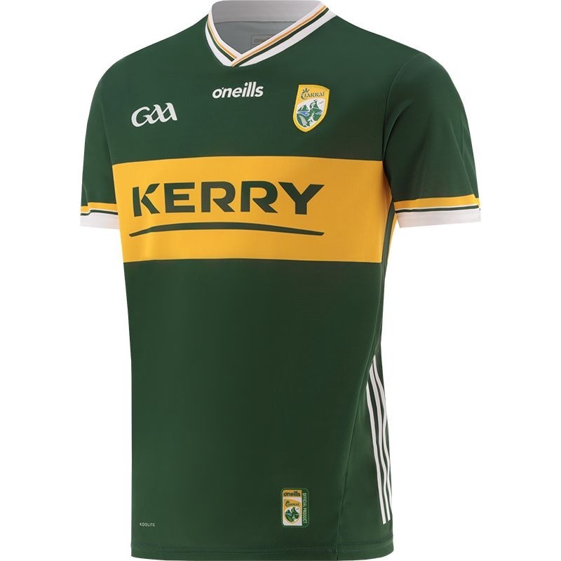 O’Neills Kerry GAA Home Jersey 2024 Junior (Bottle Shadow Amber)