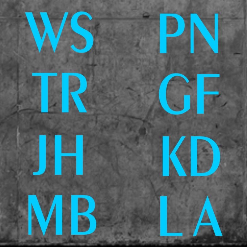 Parma Initials Sky Blue|One Size