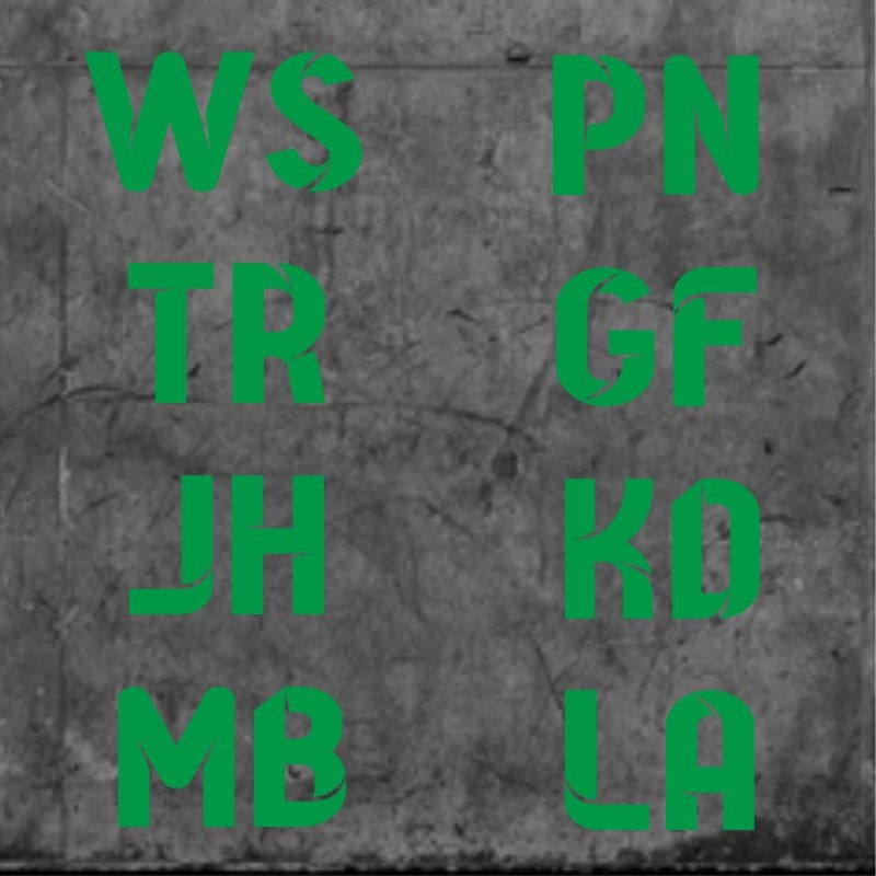 Striker Initials Green|One Size