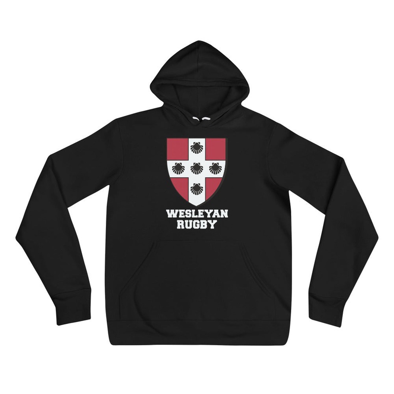 Wesleyan Rugby Pullover Hoodie