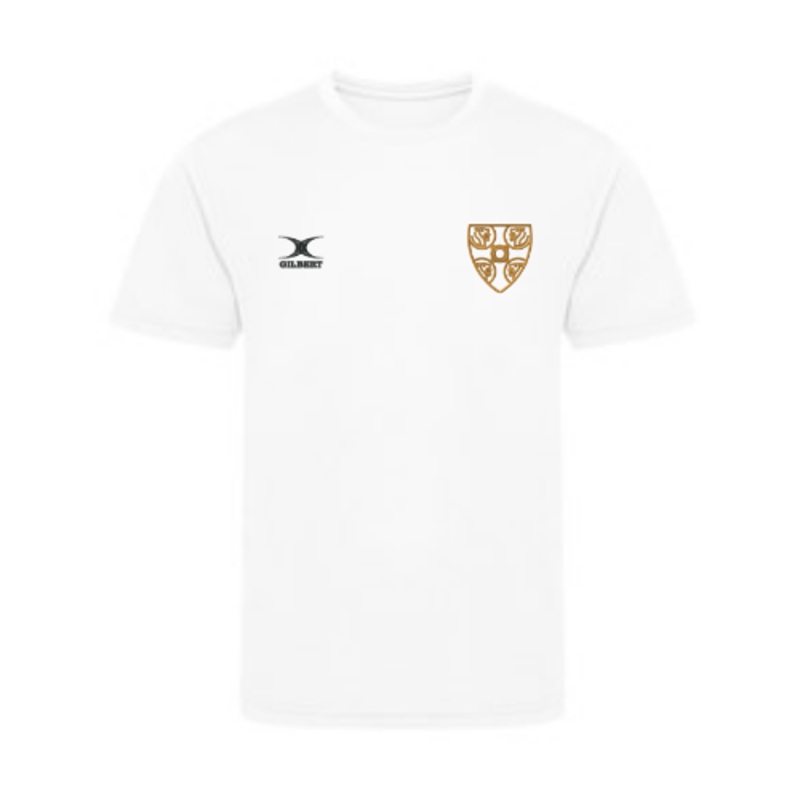 Durham Cathedral Schools Foundation Child’s White Cool S/S Tee Shirt-Junior