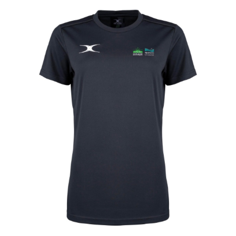 Truro and Penwith College Black Photon II S/S Tee Shirt