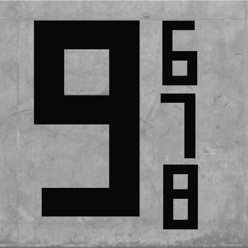 World Cup Numbers Large Black|one size