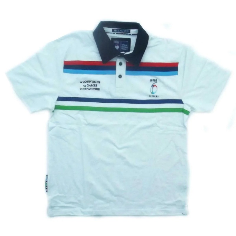 Rbs 6 Nations Cut & Sew S/S Rugby Shirt