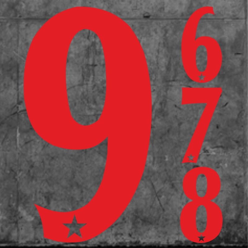 Star Numbers Short Red|One Size