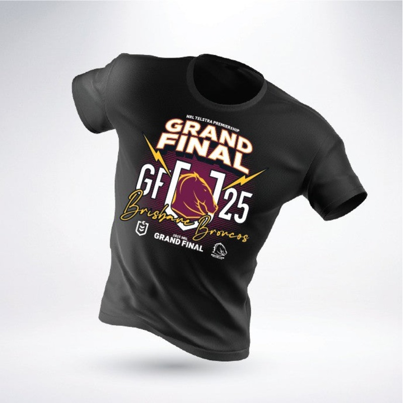 2025 Brisbane Broncos Grand Final Tee (TID)