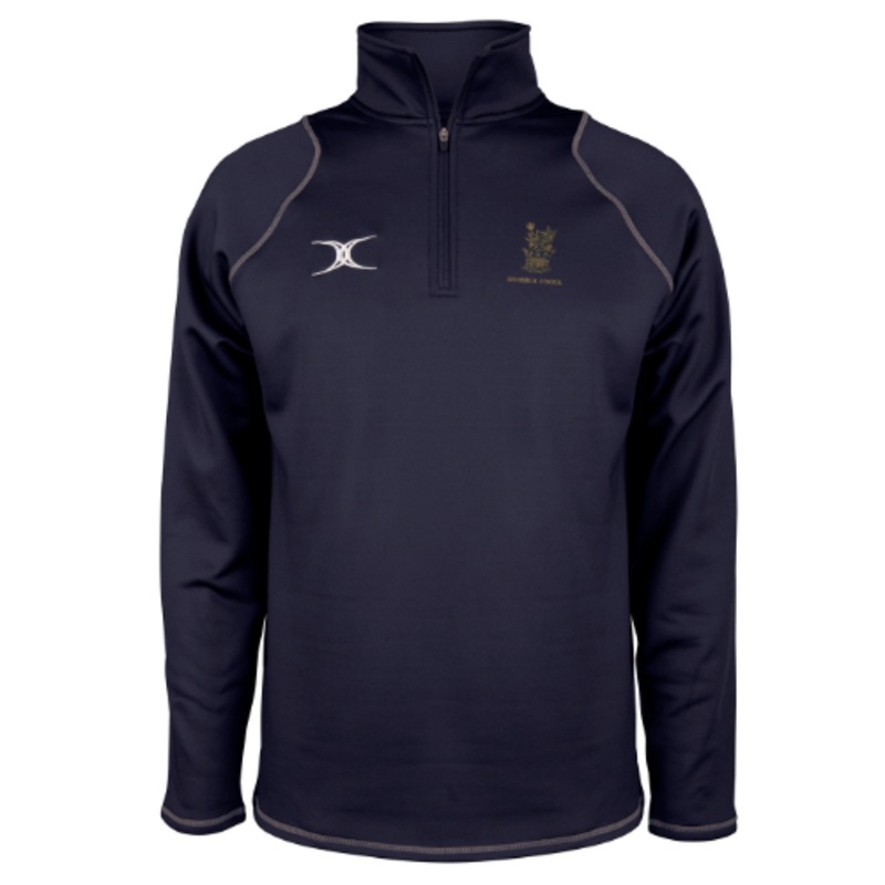 Sedbergh School Child’s Dark Navy Quest Mens 1/4 Zip Fleece