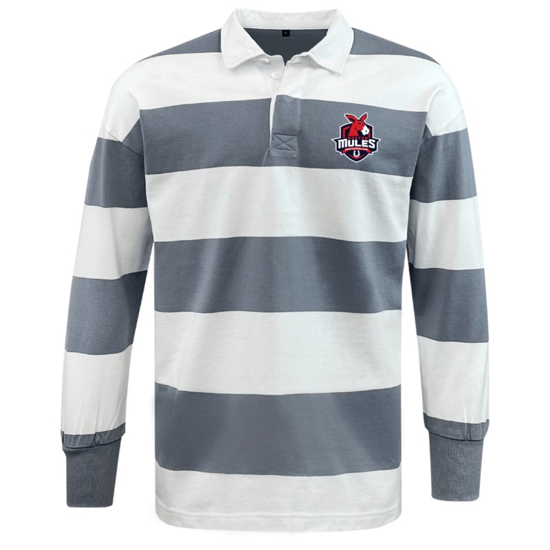 Moscow Mules RFC Classic Long Sleeve Hooped Rugby Jersey