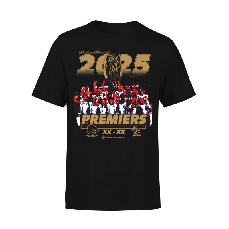 2025 Brisbane Broncos Premiers Photo Tee