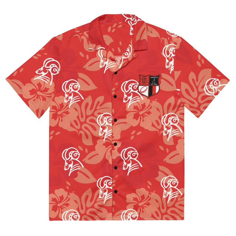 Amoskeag Rugby Hawaiian Unisex button shirt