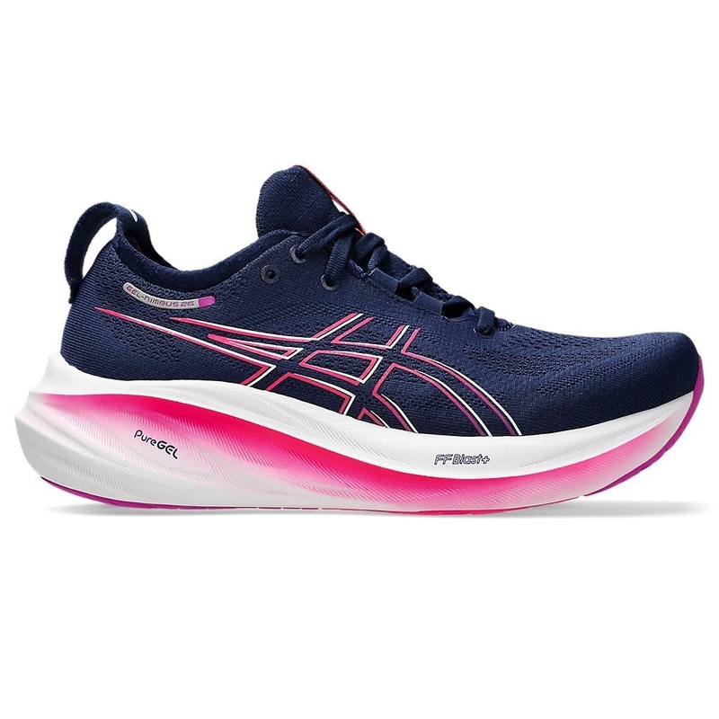 Asics Gel Nimbus 26 Running Shoes Women’s (Blue Expanse Magenta 403)