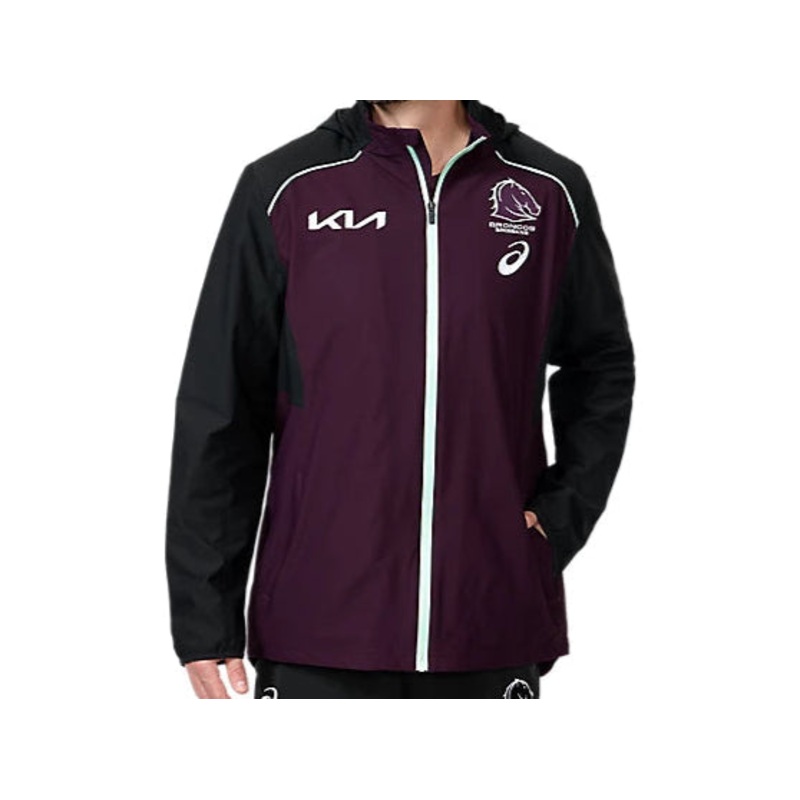 2025 Brisbane Broncos Team Tech Jacket (Maroon)