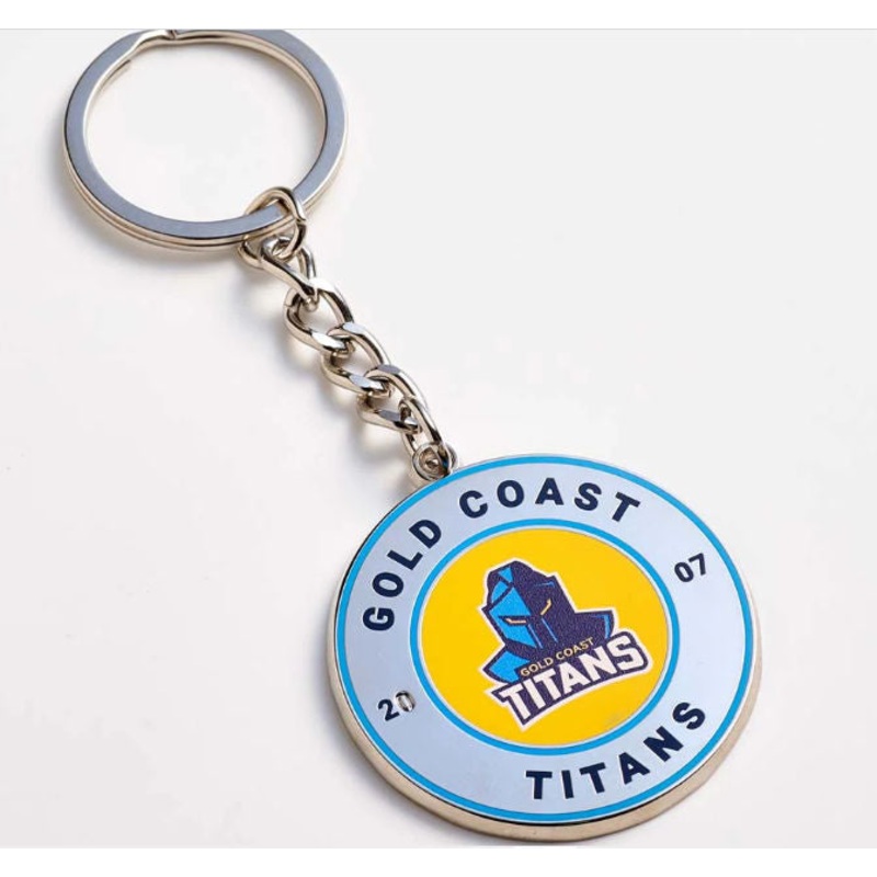 Titans Round Keyring