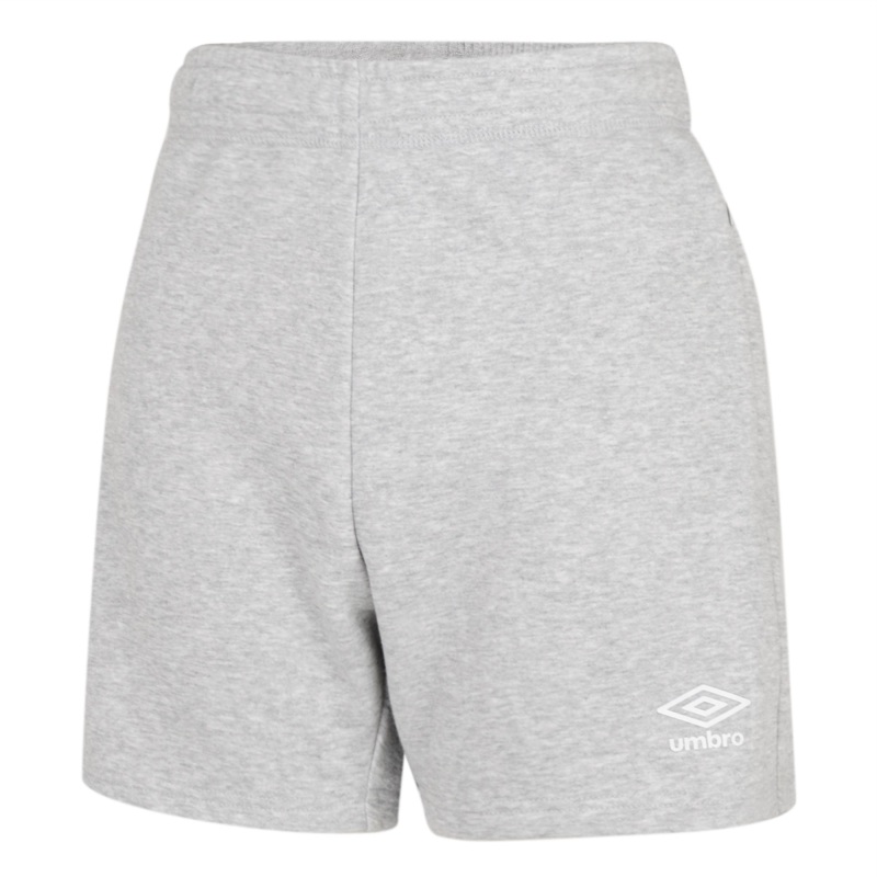 UMBRO CLUB LEISURE WOMENS JOG SHORT GREY MARL