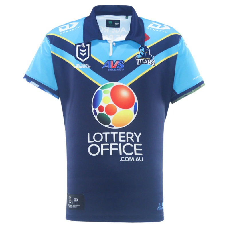 2025 Gold Coast Titans Anzac Jersey
