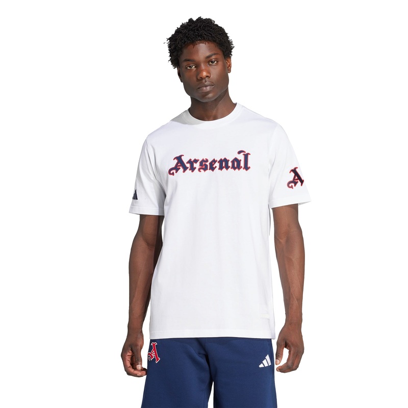 Arsenal US Tee|White|Small|Medium|Large|X-Large|2X-Large