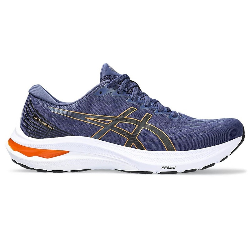 Asics GT 2000 11 Running Shoes Men’s (Deep Ocean Bright Orange)