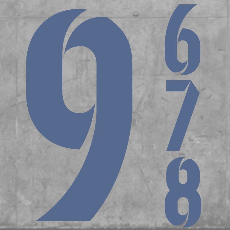 Striker Numbers Large Navy|One Size