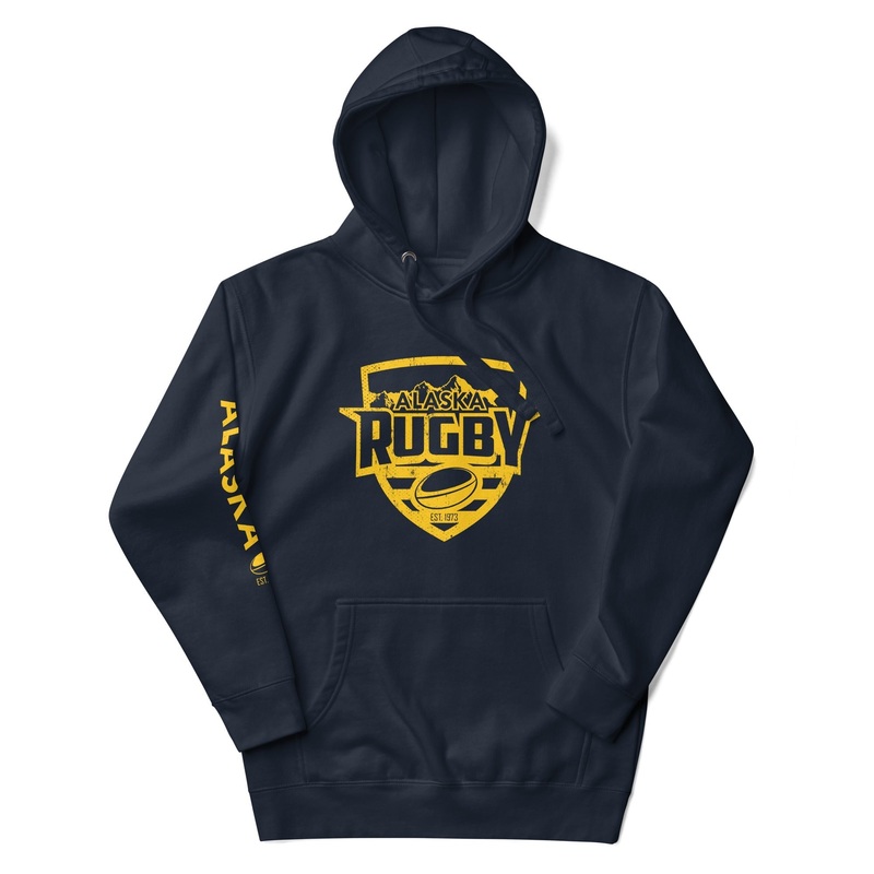Alaska Rugby Retro Hoodie|Navy Blazer|Black|Team Royal|S|M|L|XL|2XL|3XL