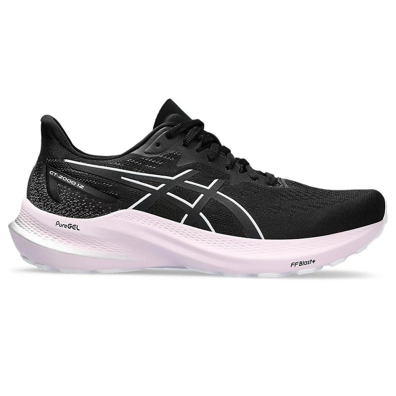 Asics GT 2000 12 Running Shoes Women’s (Black White)