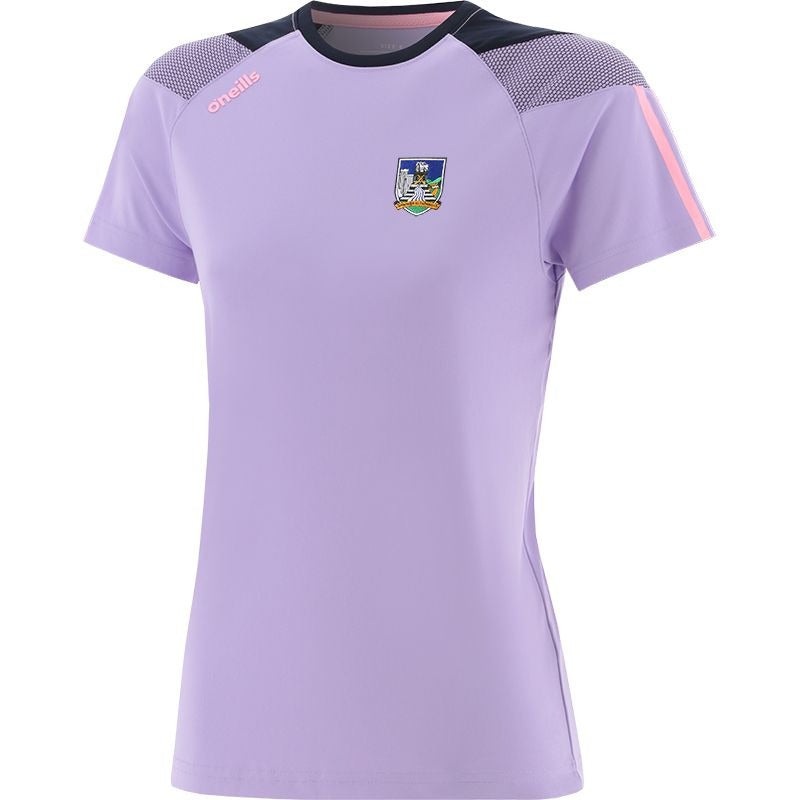 O’Neills Limerick GAA Rockway 060 T-Shirt Girl’s (Lavender Marine)