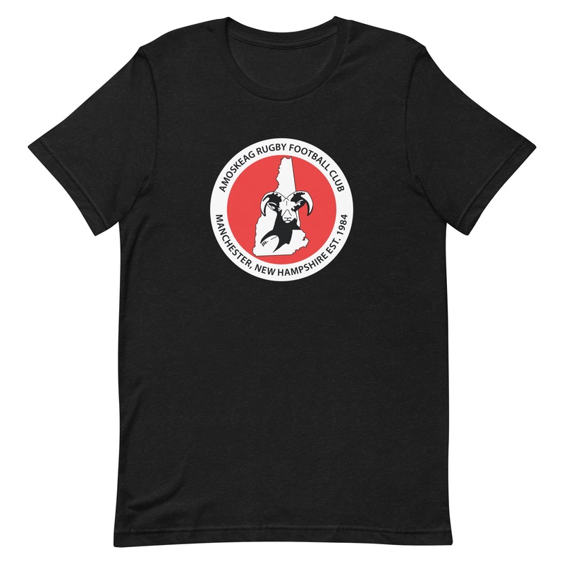 Amoskeag Social T-Shirt|Black Heather|Red|Dark Grey Heather|Athletic Heather|XS|S|M|L|XL|2XL|3XL|4XL|5XL