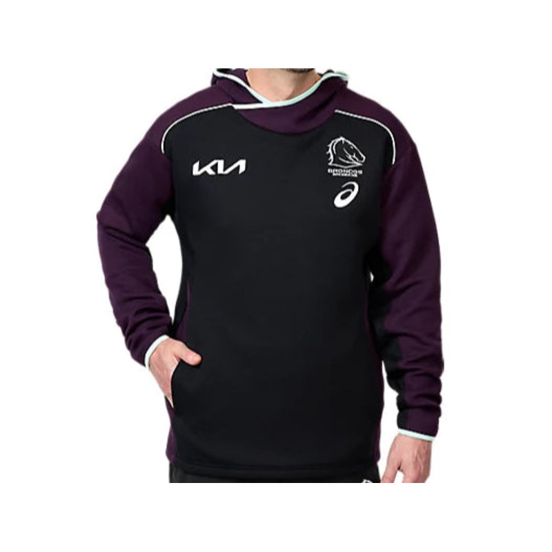 2025 Brisbane Broncos Team Hoodie (Black)