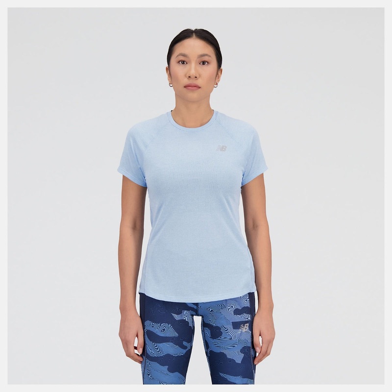 New Balance Impact Run T-Shirt Women’s (Blue Haze Heather)
