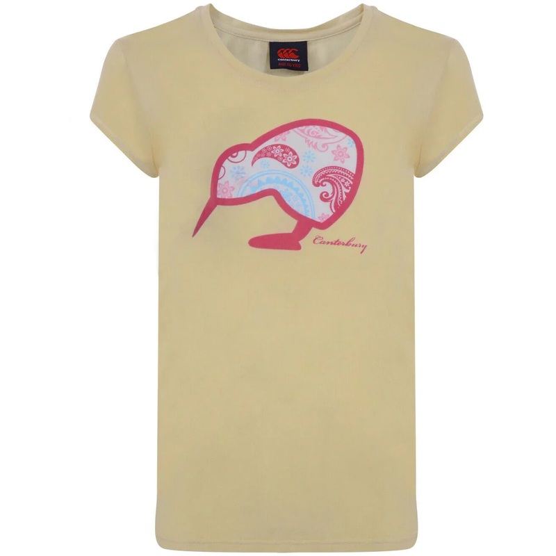 Canterbury Uglies Kiwi Yellow Girls T-Shirt