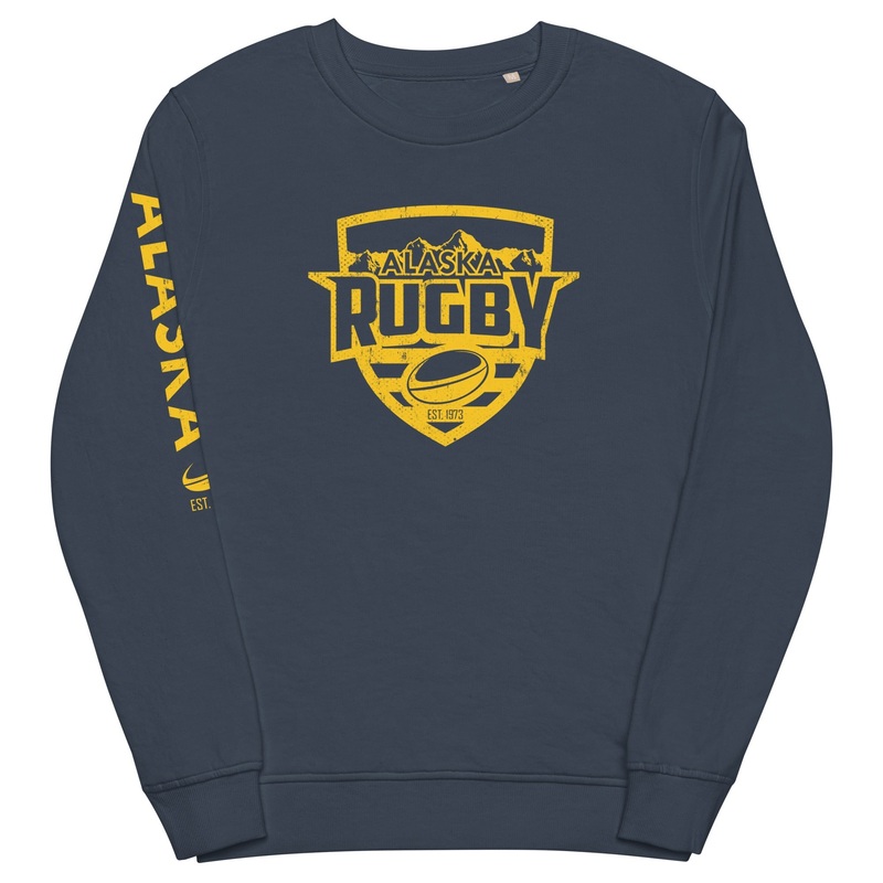 Alaska Rugby Retro Crewneck|French Navy|S|M|L|XL|XXL