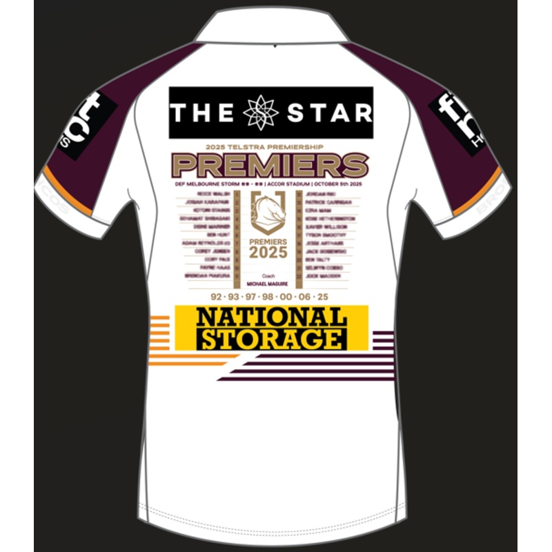 PRE ORDER – 2025 Brisbane Broncos Premiers Jersey due 4/12/25