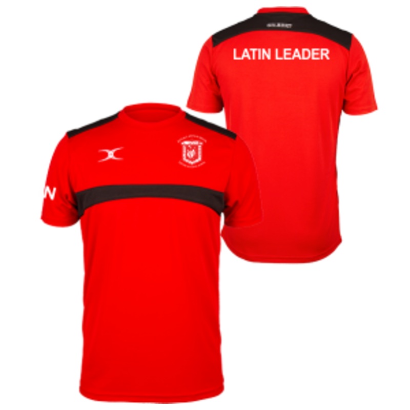 The Royal Latin School (Pupils) Child’s Red / Black Photon Tee LATIN LEADER