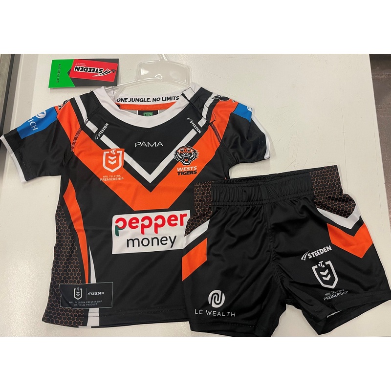 2025 Wests Tigers Infant Home Jersey Kit