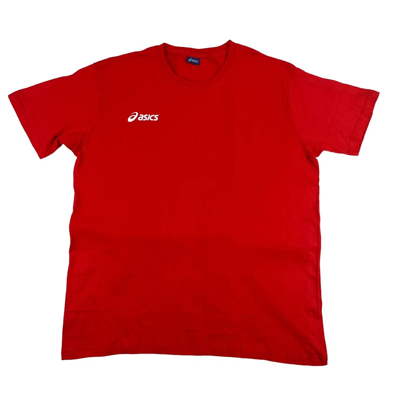Asics Mens Small Logo T-shirt|Red|L|XL|3XL|XXL
