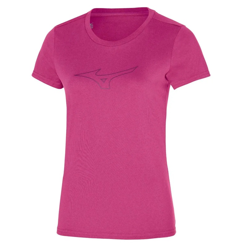 Mizuno Womens RB Logo T-Shirt|Purple|XS|S|M|L|XL