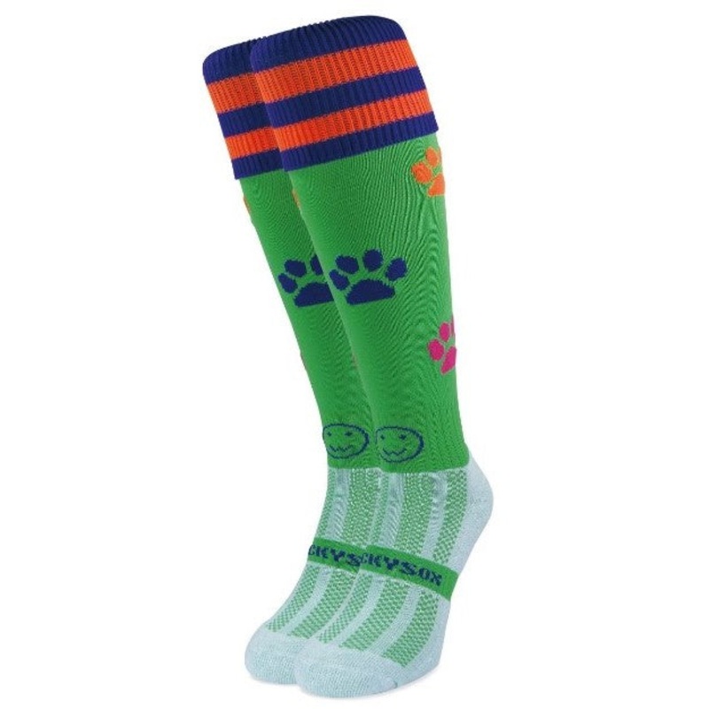 Wacky Sox Paws For Thought Hockey Socks Girl’s (Green)