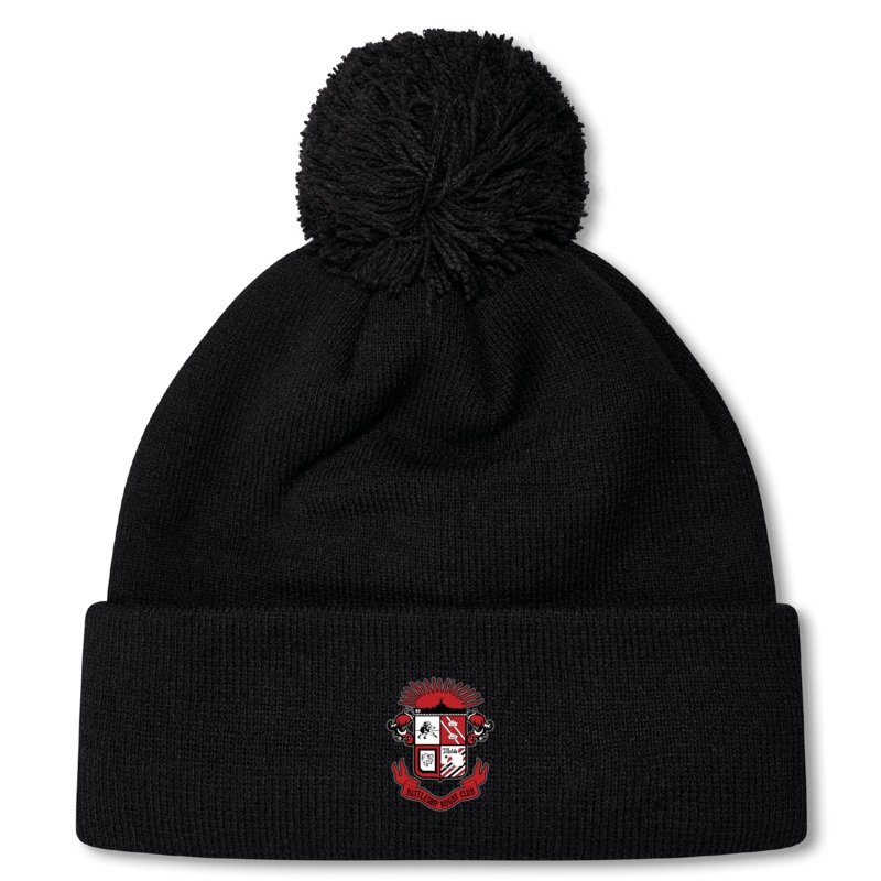 Battleship Rugby Club Pom Pom Beanie by Canterbury
