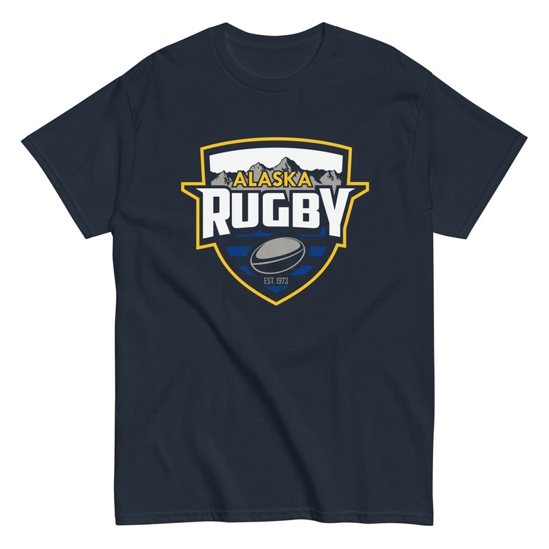 Alaska Rugby Classic T-Shirt|Navy|Black|Royal|Gold|Sport Grey|S|M|L|XL|2XL|3XL|4XL|5XL