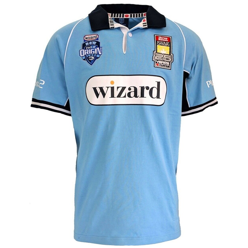 2005 NSW Blues Retro Jersey|S|M|L|XL|2XL|3XL|4XL|5XL