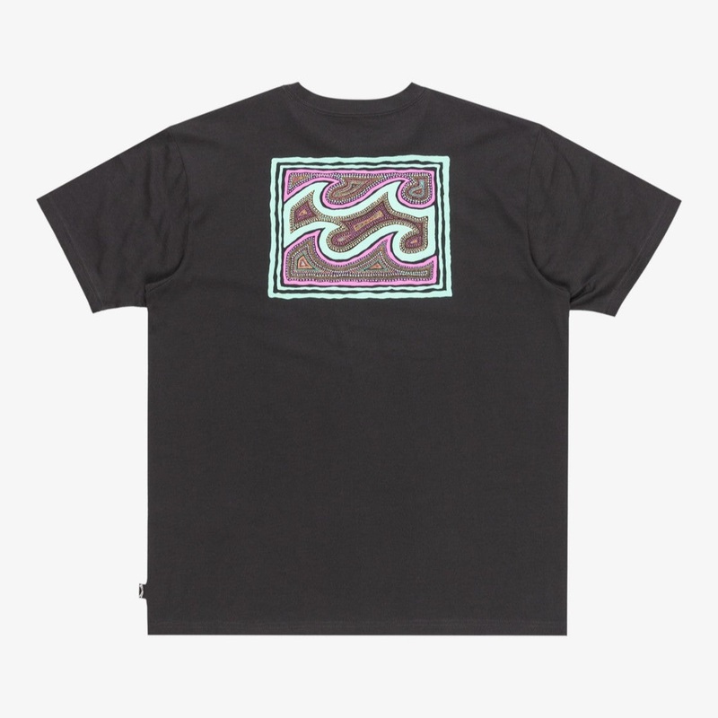 Billabong Crayon Wave T-Shirt Men’s (Washed Black WAA)