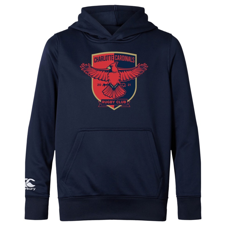 Charlotte Cardinals Rugby Club Club Lightweight Hoodie by Canterbury