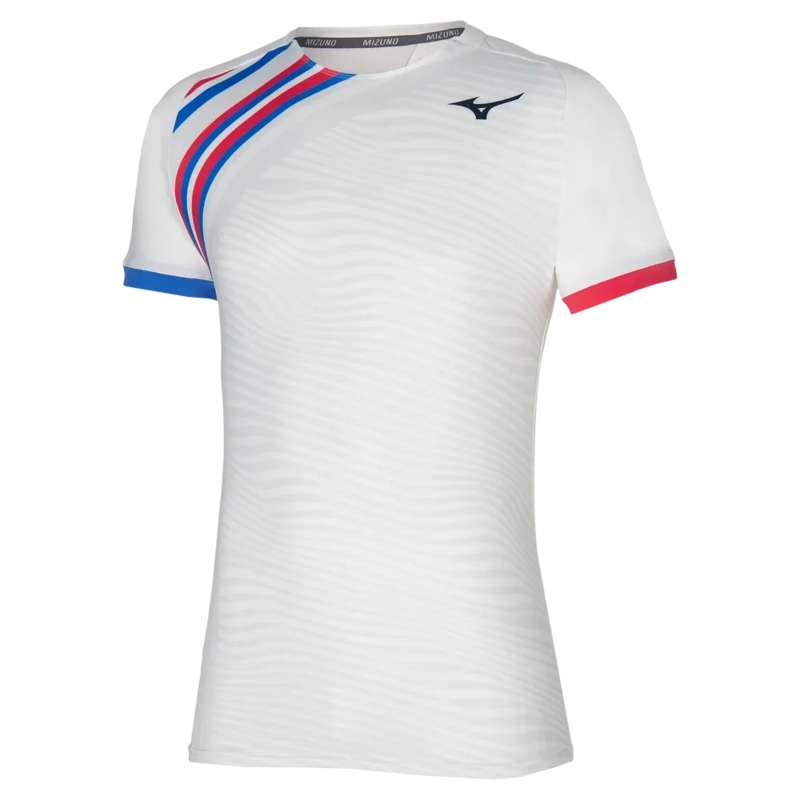 Mizuno Mens Shadow Graphic Gym T-Shirt – White