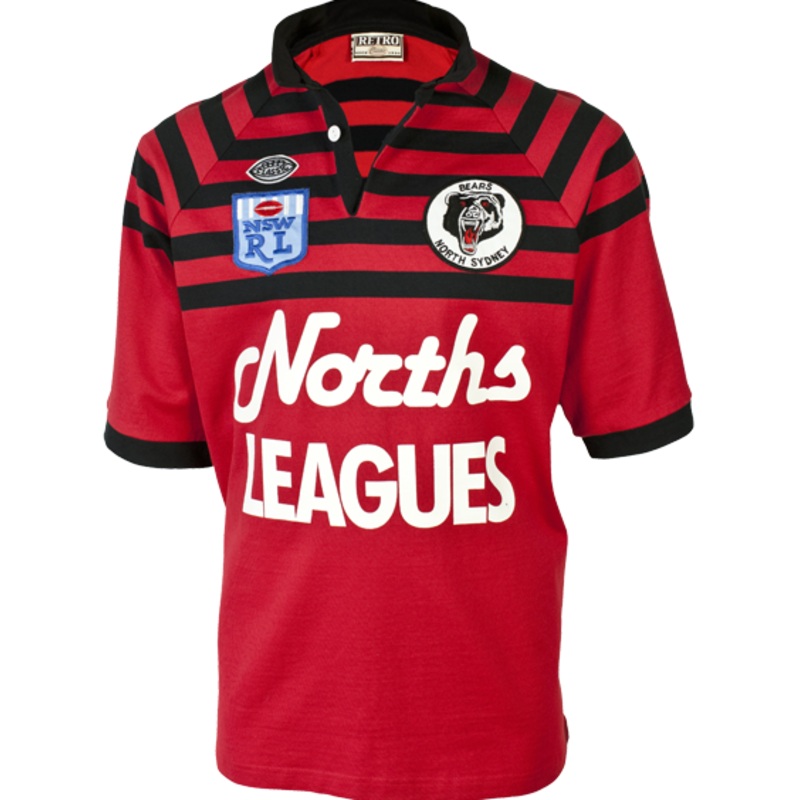 1991 North Sydney Bears Retro Jersey