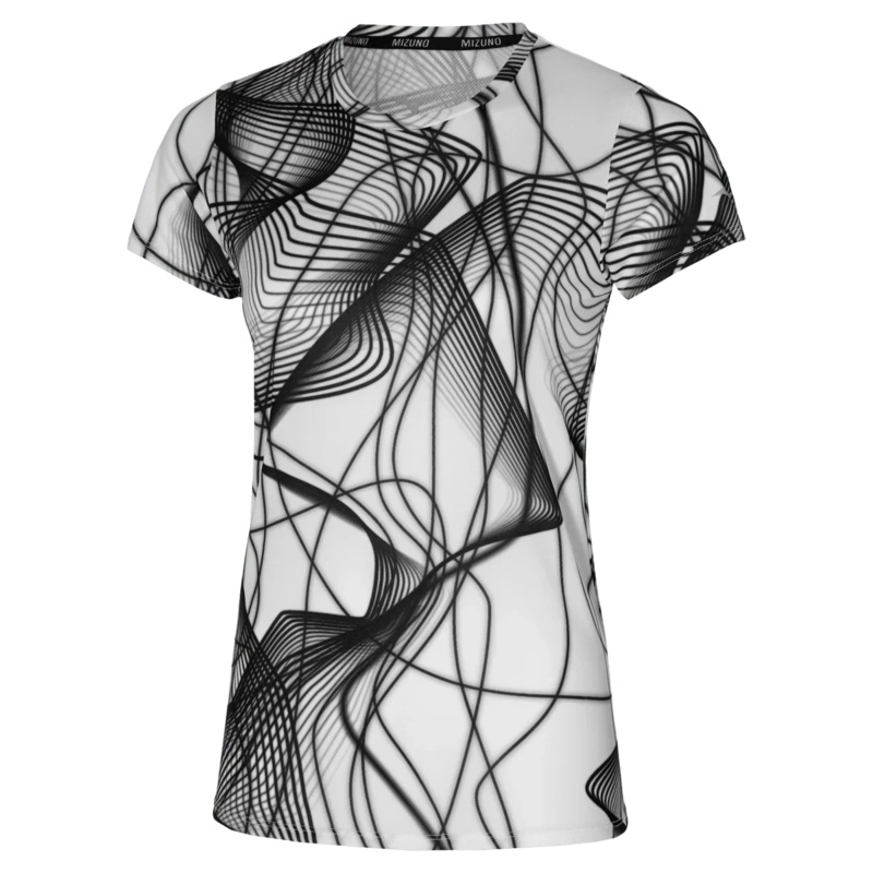 Mizuno Womens Graphic T-Shirt|White|XS|S|M|L|XL