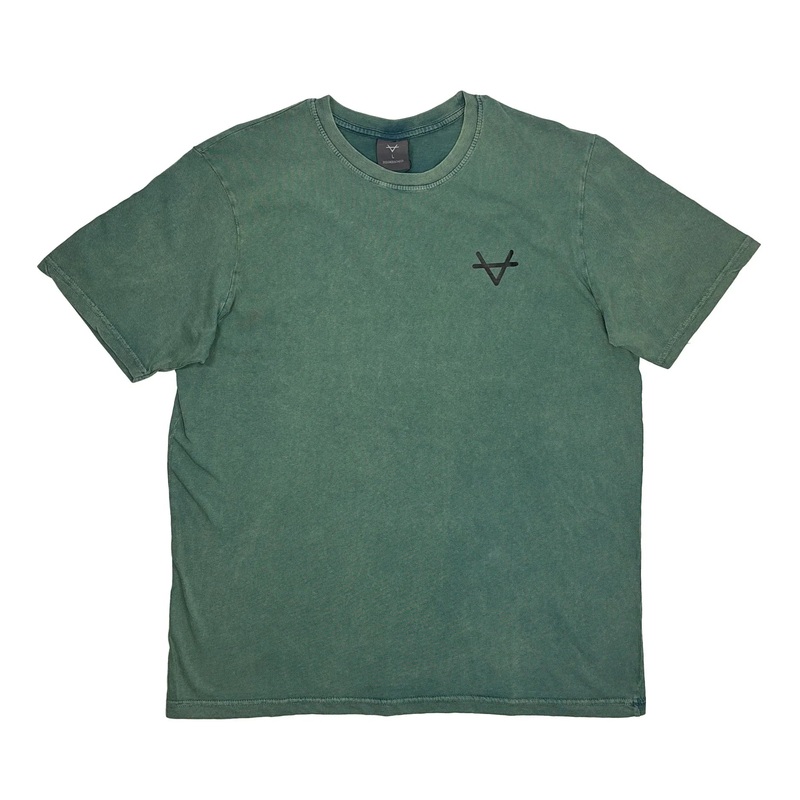 Oxen Unisex Washed T-Shirt|Green|S|M|L|XL